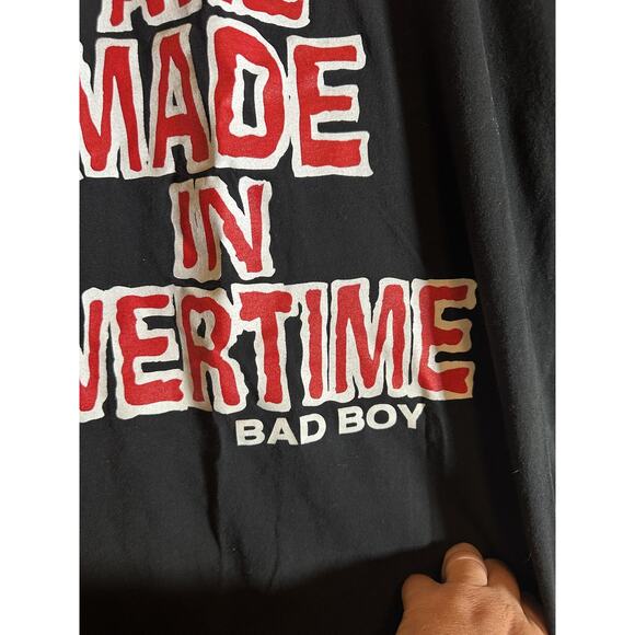 Bad Boy Shirt Mens Large Black Heroes Are Made In Overtime MMA Graphic Tee - Picture 2 of 4